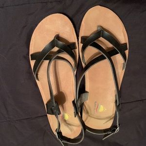 Black sandals